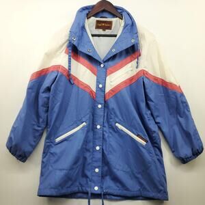 Sergio Valente Track Jacket Windbreaker 13/14 Large Nylon Vintage